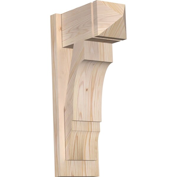 Ekena Millwork Balboa Arts & Crafts Smooth Outlooker, Douglas Fir, 7 1/2"W x 14"D x 26"H OUT08X14X26BOA03SDF - main